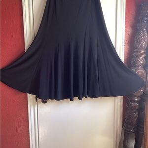Joseph Ribkoff Black Flared Ankle Length Skirt Size 8